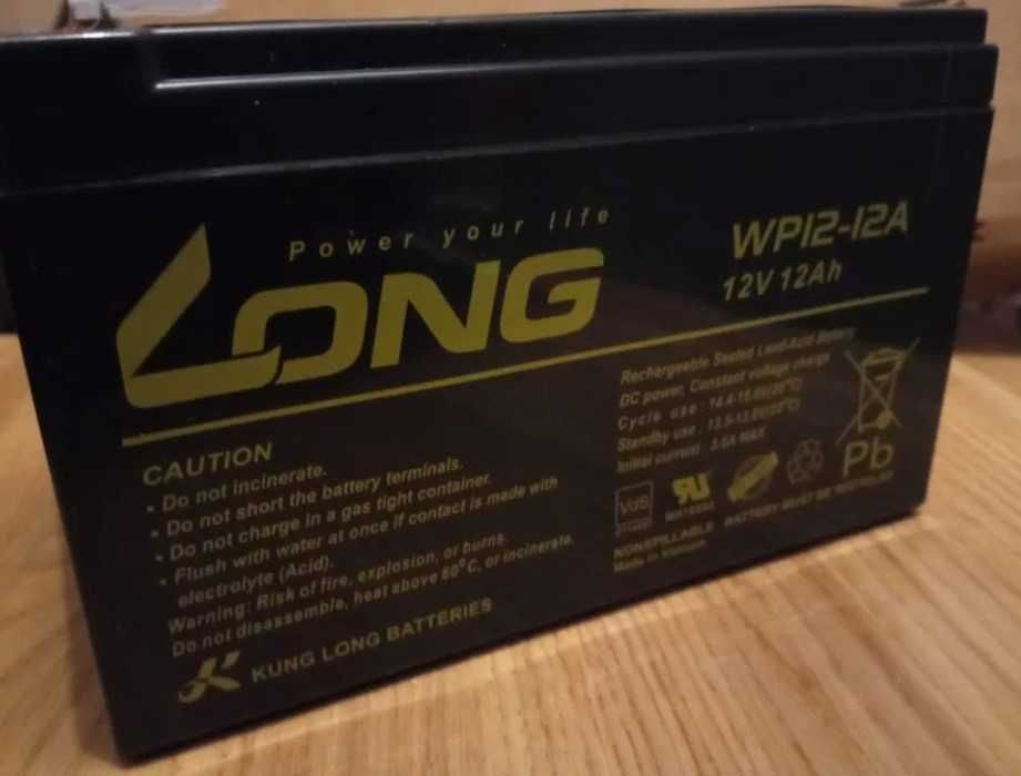 Акумуляторная батарея 12 в 12 Ah LONG премиум