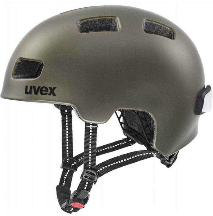 Kask rowerowy UVEX City 4 green smoke matt  58-61 cm miejski wentylowa