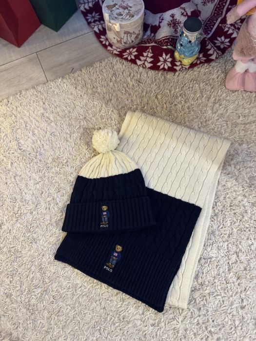 POLO RALPH LAUREN ,Комплект из  шерсти (шапка и шарф)