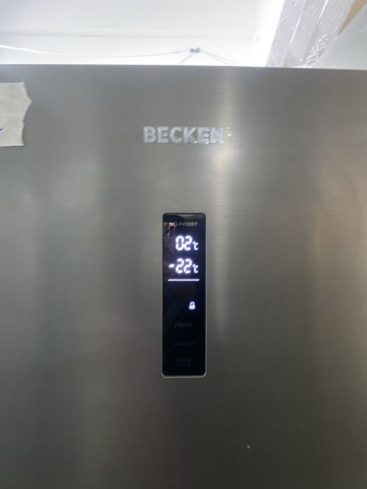 Frigorifico becken combinado cinza