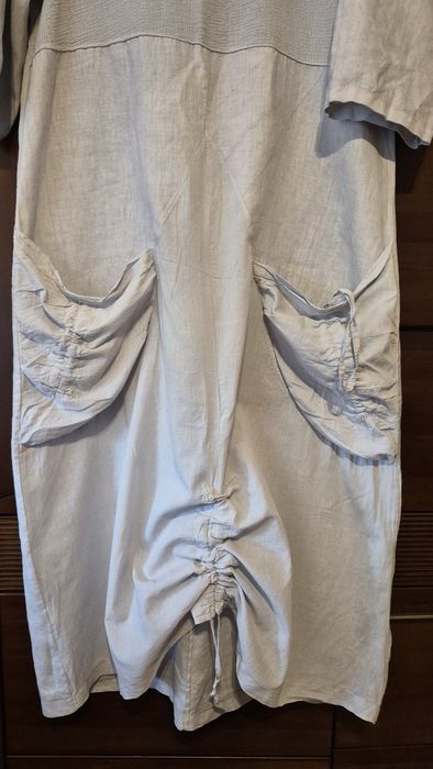 Sukienka lniana maxi   42-44-46