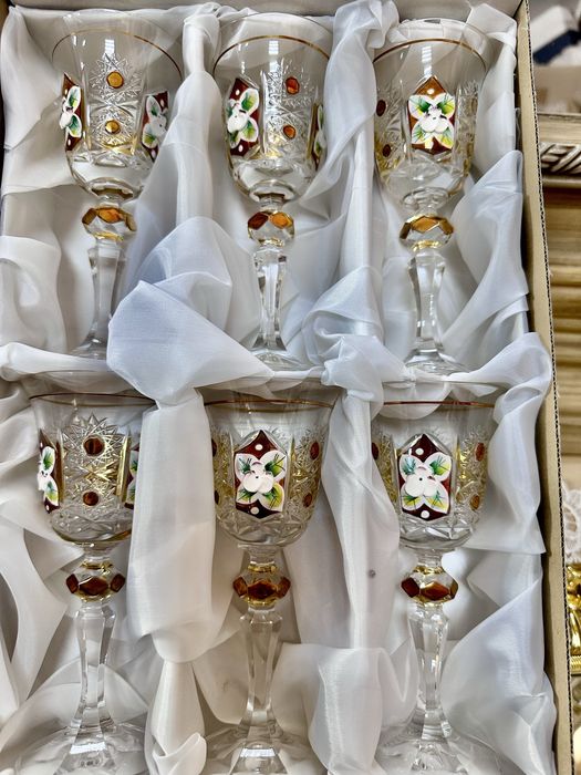 Кришталеві рюмки Богемія