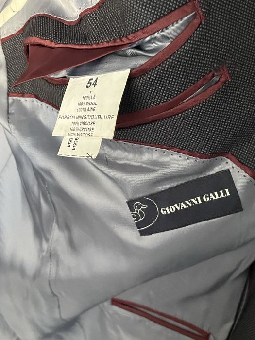 Vendo fato Azul de lã Giovanni Galli . Casaco  47. Deixou de me servir