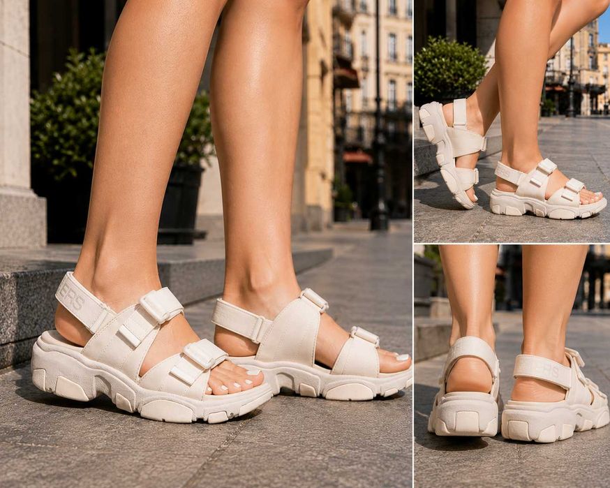 Трендові жіночі босоніжки Skechers