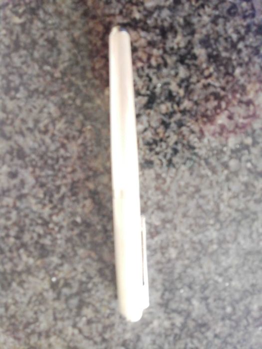 Caneta de tinta permanente, em prata