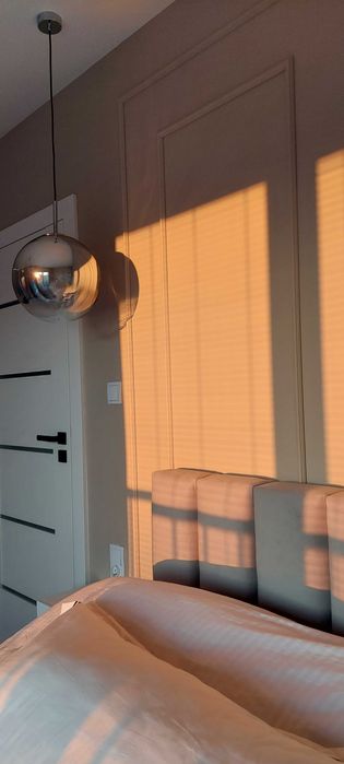 Lampa 2 szt srebro pół transparentne z efektem lustra