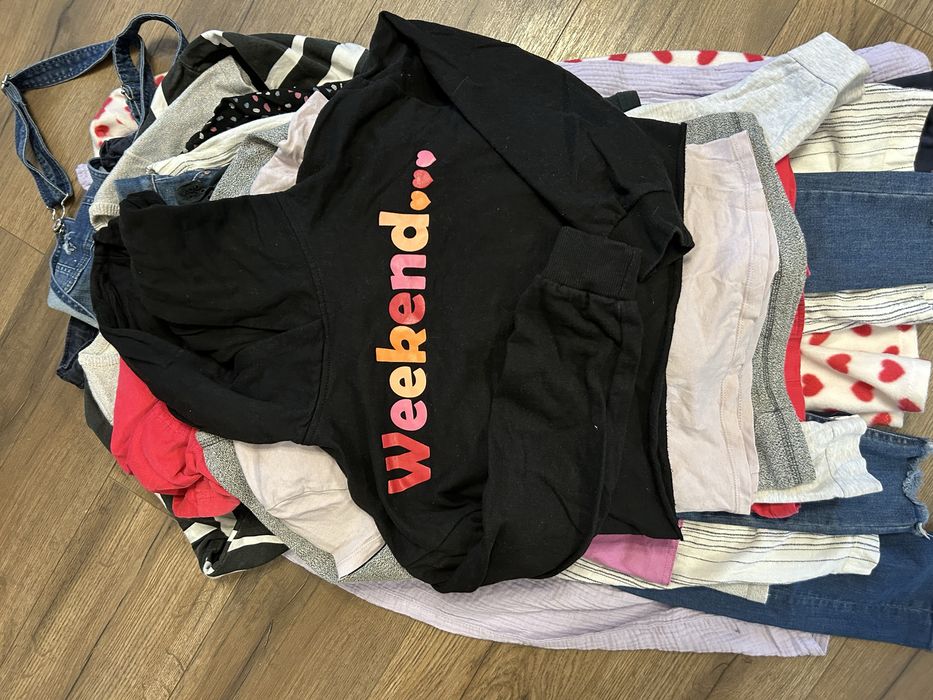 Paczka ubran dziecko dziewczynka 7-14lat