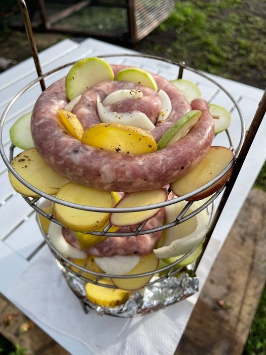 Решётка в ТАНДЫР. Набор гриль 4в1. Сітка - Жаровня - Конус - Ялинка