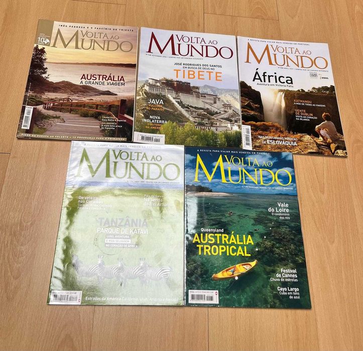 Revistas Volta ao Mundo de 94 a 2009 + oferta melhores ilhas do mundo
