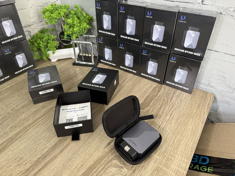 Автодіагностика MuCar BT200Max з штучним інтелектом + Подовжувач 36см