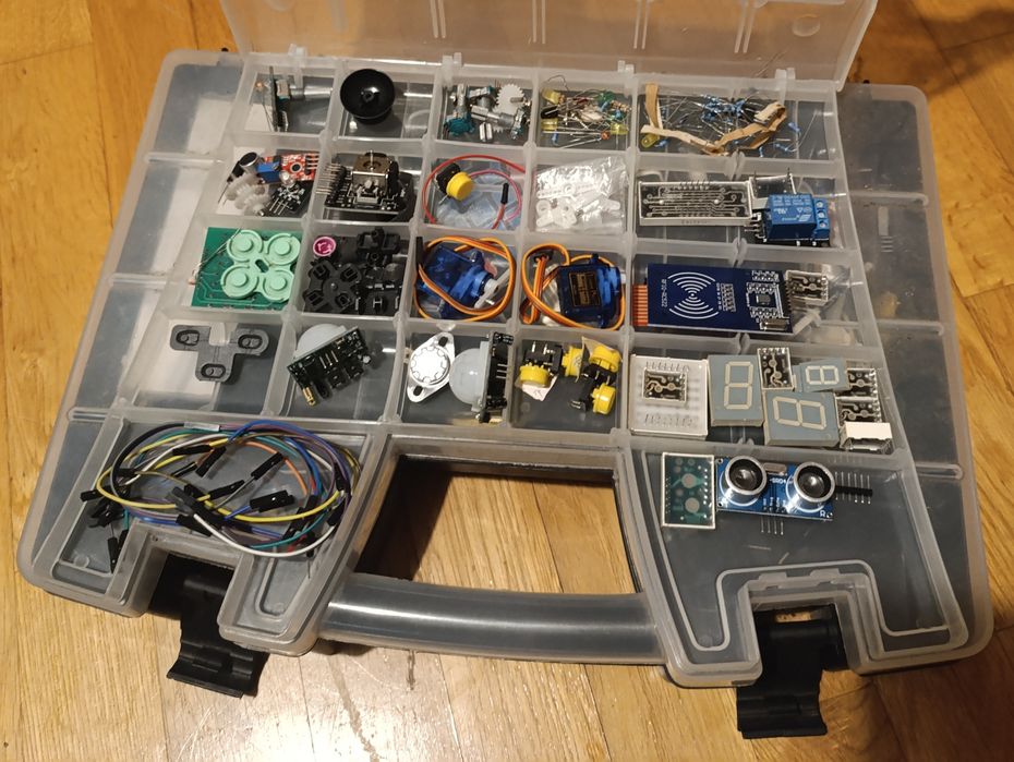 Material Arduino com caixa