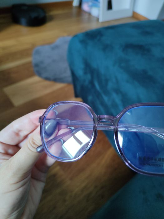 Plastikowe okulary zerówki