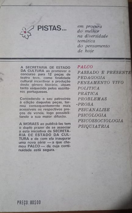 Vieram para morrer de Jaime Gralheiro peça de teatro