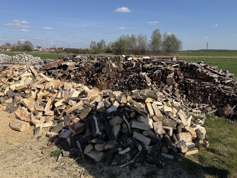 Drewno opałowe / drewno kominkowe cena  98 zł !!  przy min  70 m3