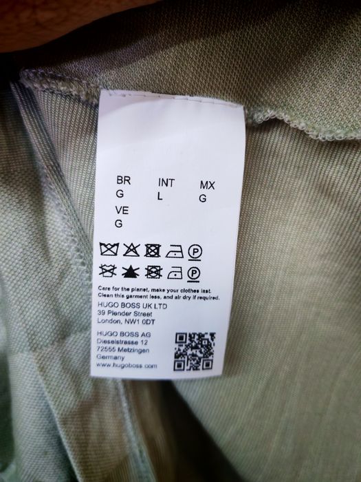 Шовкове поло BOSS Cotton Silk Оригінал Розмір L