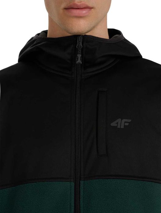 Polar bluza z kapturem regular męski ciepły 4F: różne rozmiary