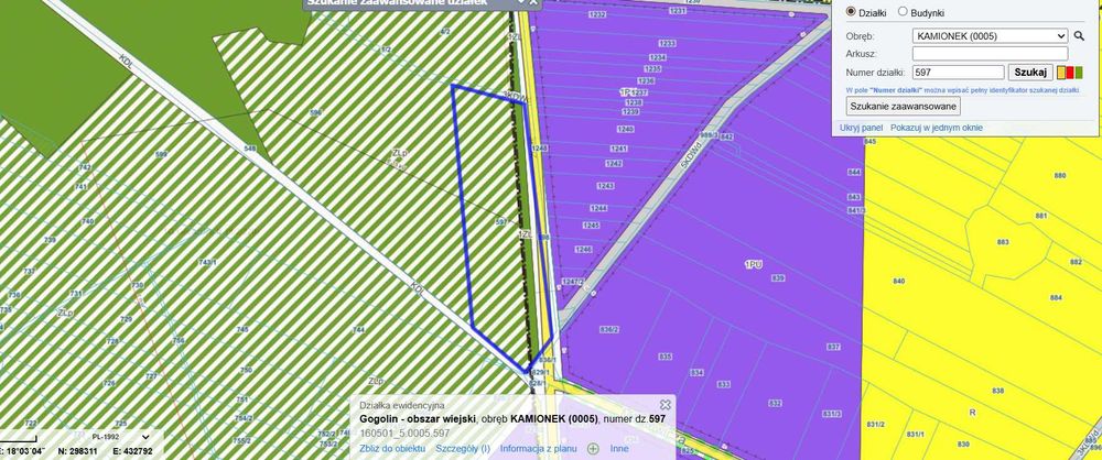 Sprzedam działkę rolną - zalesioną