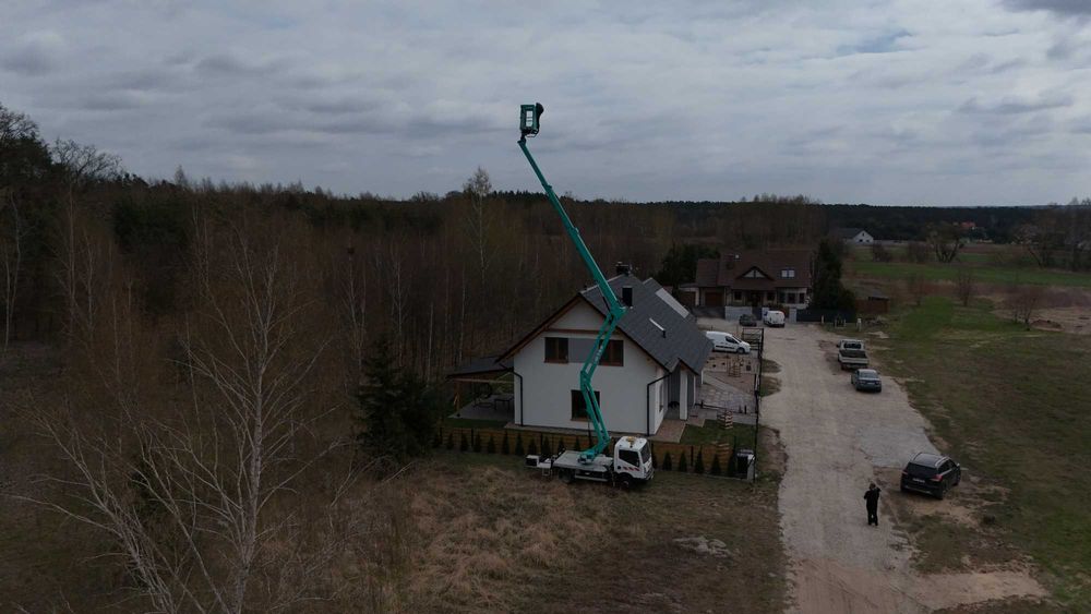 Wynajem podnośnika koszowego 24 m z operatorem – usługi wysokościowe