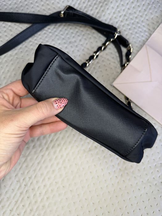 TOUS Brunock Chain czarna torebka crossbody