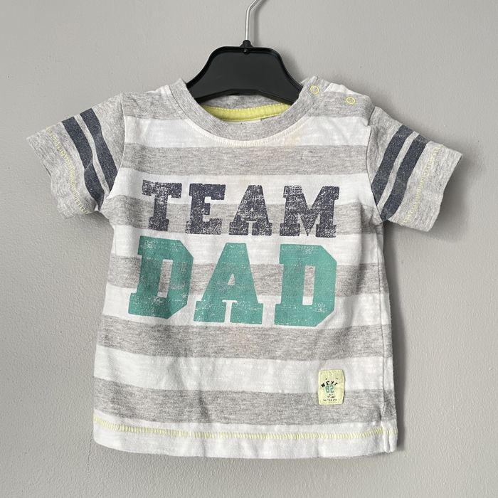 Bluzka koszulka tshirt Next 100% bawełna team dad 68