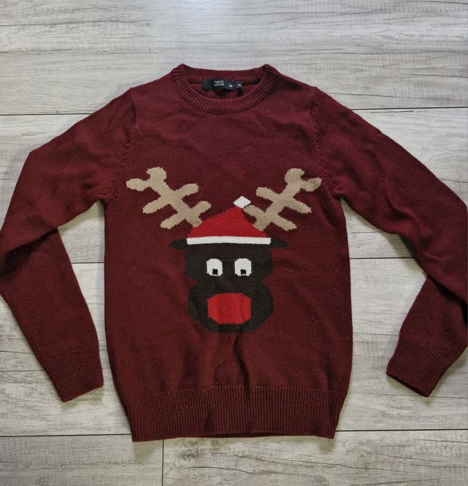 Sweter świąteczny na 10-14 lat