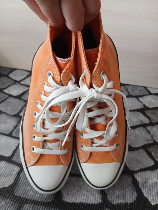 sapatilhas all star converse laranja 40 tenis botas