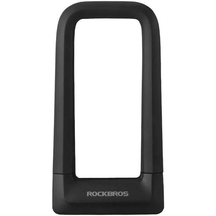 Zapięcie rowerowe na kluczyk Rockbros RKS626 U-lock - czarne