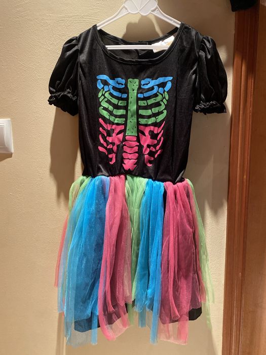 Fato Carnaval Esqueleto