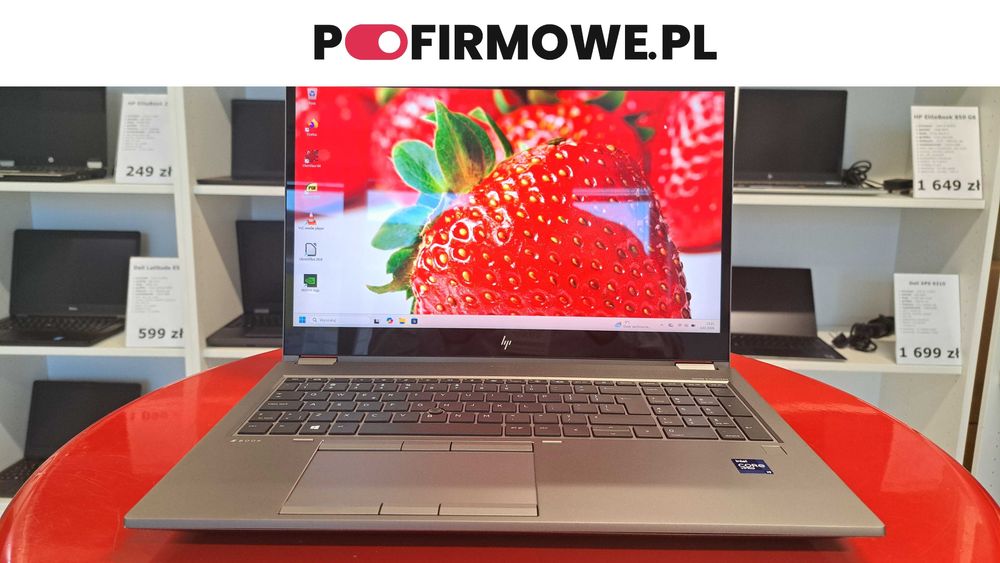 Stacja Robocza HP Zbook Fury 15 G8 i9-11950h 64GB/1024SSD Quadro RTX