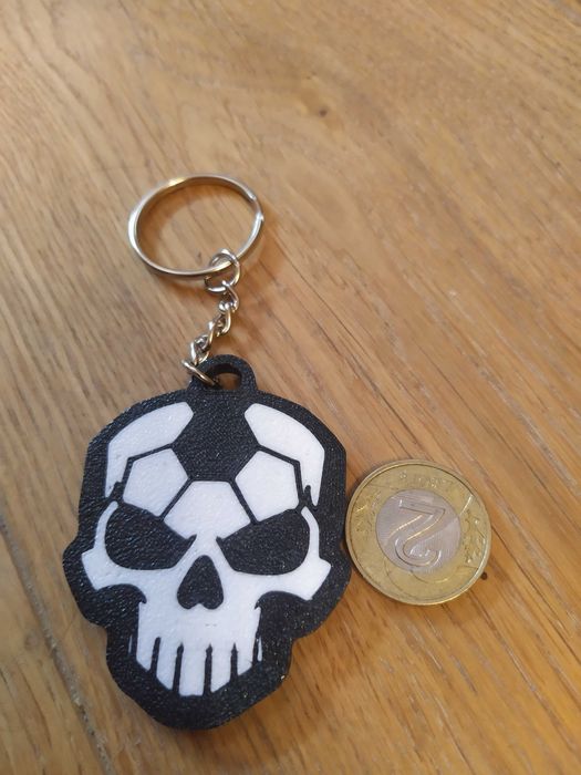Breloczek bryloczek do kluczy czaszka czacha Punisher Call of Duty hex miód