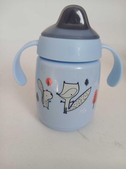 Kubek z uchwytami Tommee Tippee Superstar 300 ml niebieski +6m,