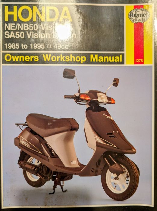 Manual de manutenção Honda SA50 Haynes
