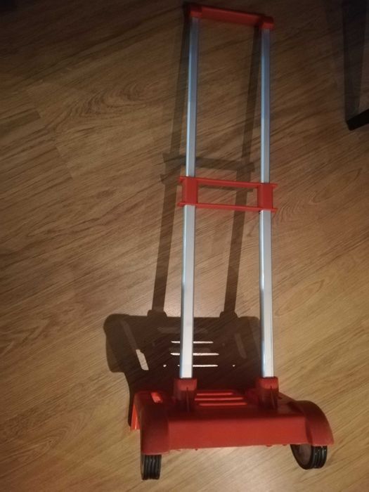 Trolley de criança para levar a mala da escola por 10€.