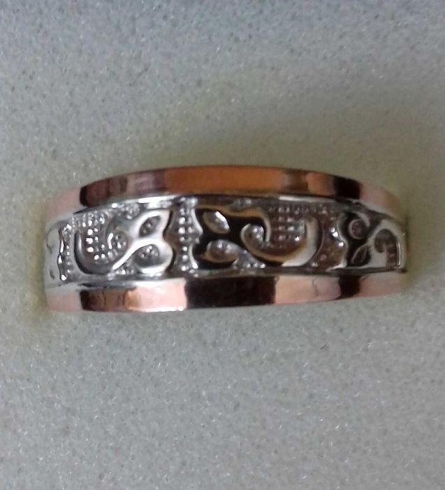 Серебро 925 кольца /комбинированные с тозолотом