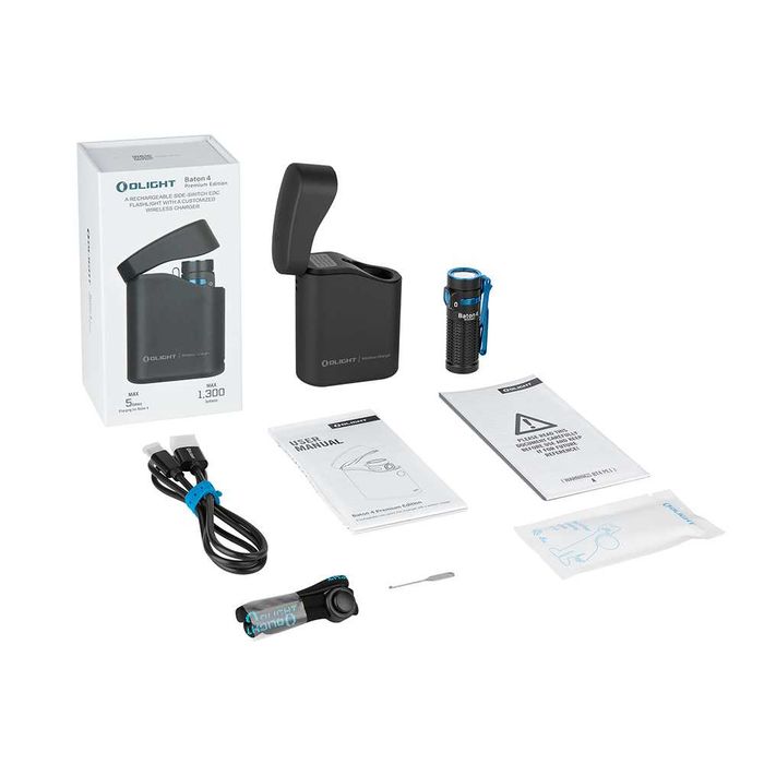 Olight Baton 4 Premium Ліхтар з Кейсом PowerBank