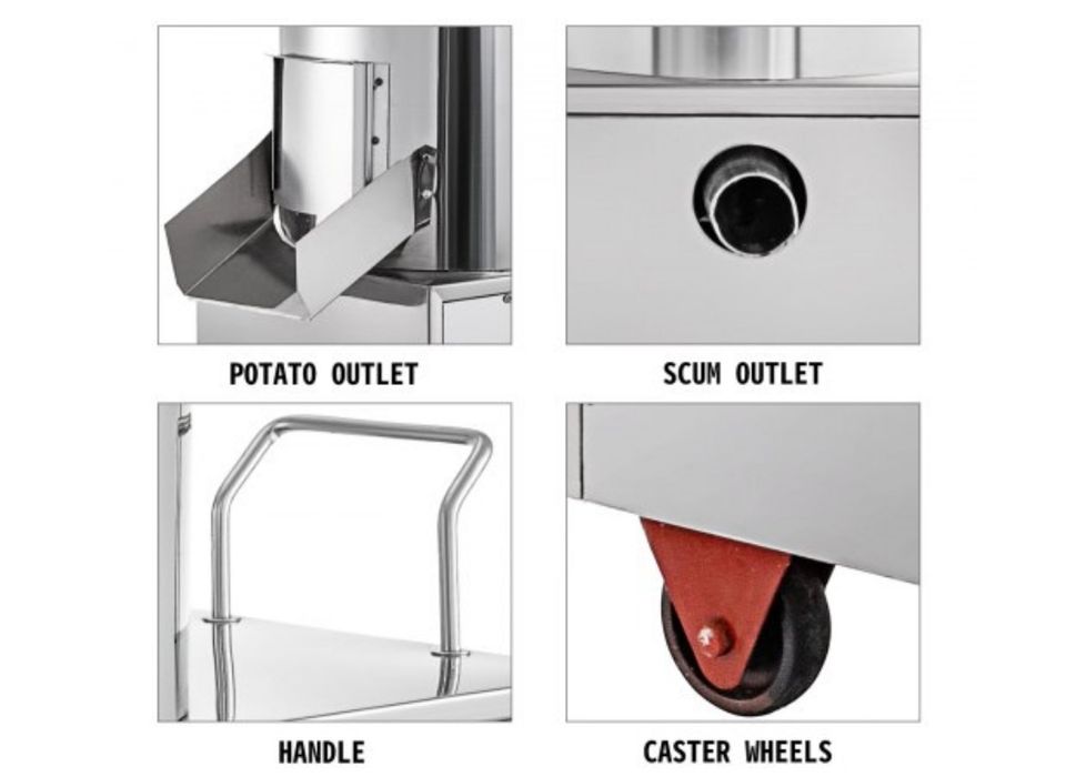 Descascador de batatas.