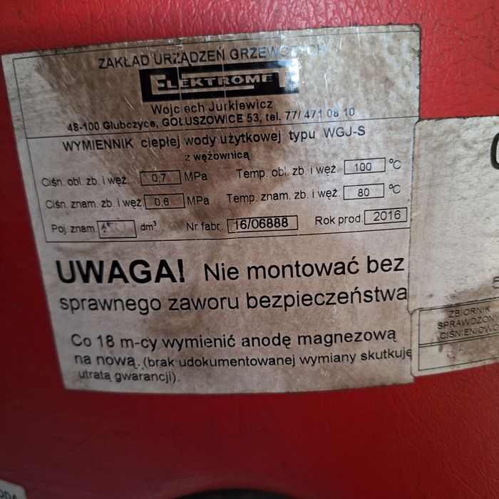Części Defro piec 15 KW
