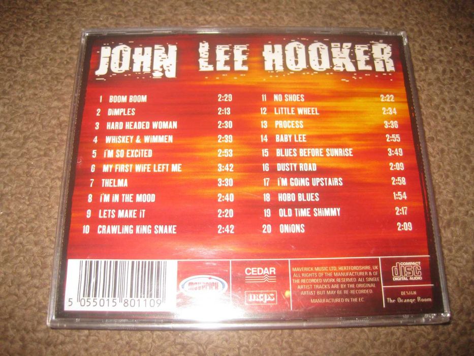 CD do John Lee Hooker/Portes Grátis!