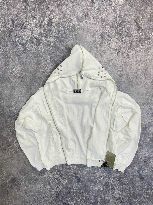 Thug Club zip hoodie худи зип зіпка full y2k archive opium біла