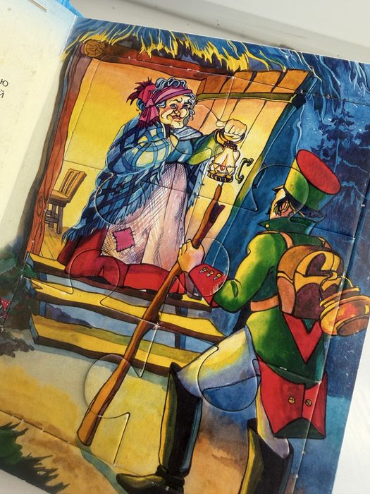 Книга-пазл «Кресало або Синя свічка» Брати Грімм