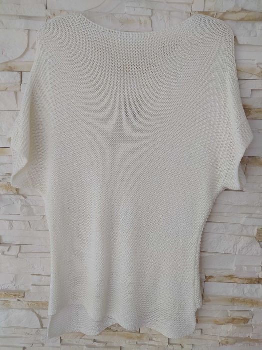 Kremowy sweter tunika r.42 44