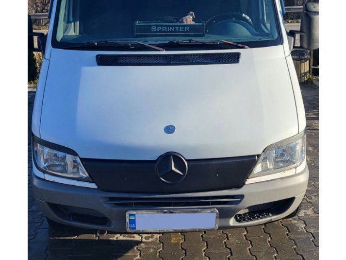 Mercedes Sprinter 2002-2006 Зимова накладка на решітку матова