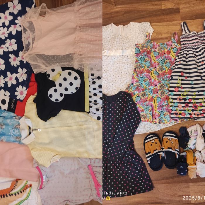 Duża paczka ubrań dla dziewczynki