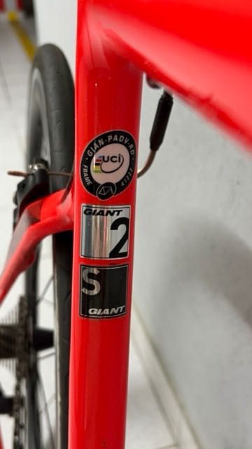 Bicicleta de estrada Gian Propel Advanced 2 – Neon Red – Tamanho S
