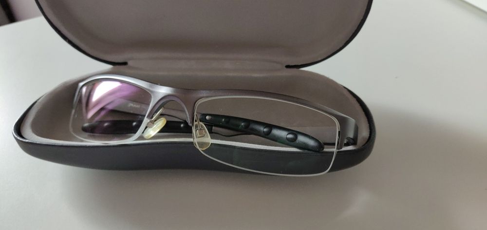 Męskie okulary zerówki z antyrefleksem