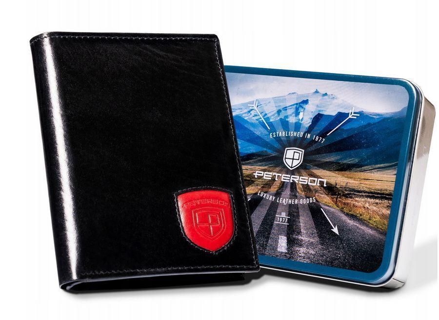 duży portfel męski bez zapięcia - peterson