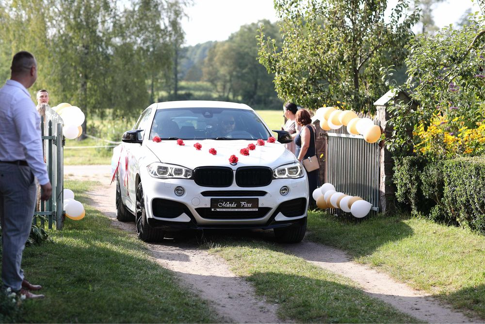 Auto/Samochód do ślubu/na wesele  *Białe BMW X6 f16 * wolny 2026!