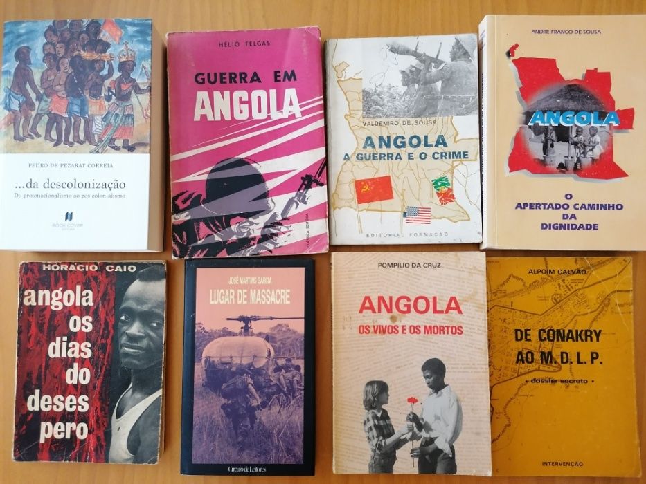 Livros Angola/Moçambique/Guiné/Cabo Verde (vários preços)