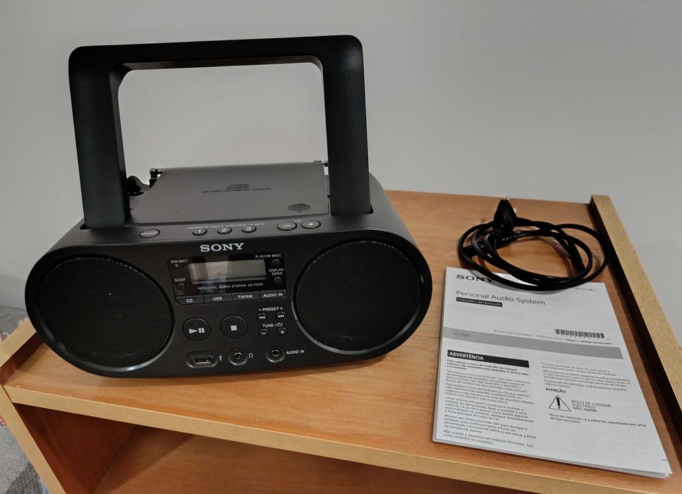 Rádio Boombox Sony