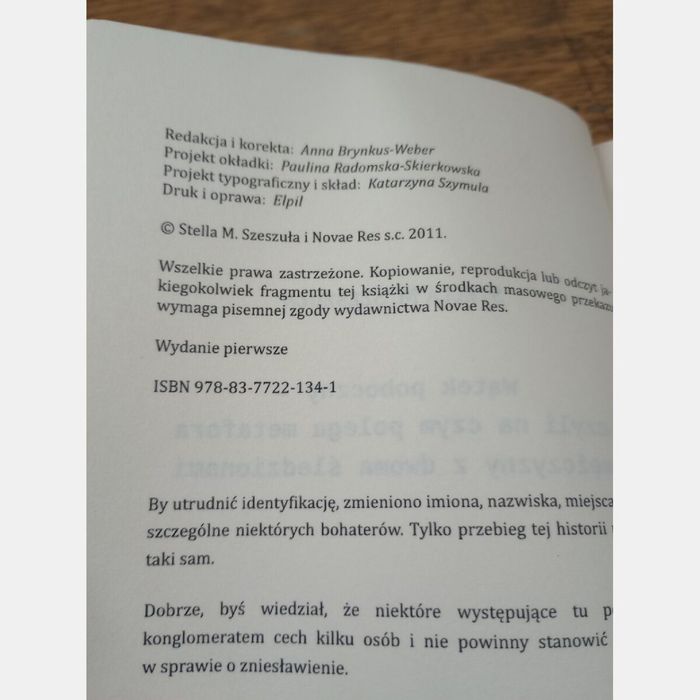 Wątek poboczny. Stella M. Szeszula